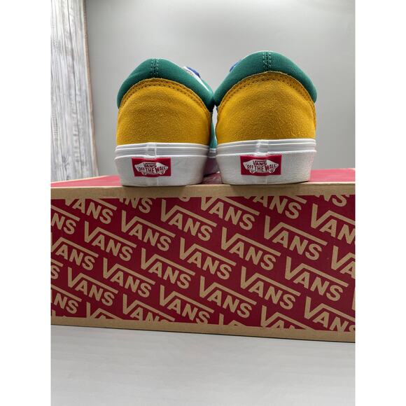 Vans Old Skool Yatch Club Men’s Sneakers Multi Color Blue Green Red Yellow 10 - Picture 10 of 15